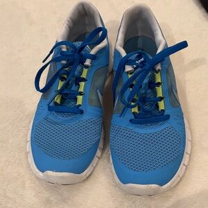 Nike Blue and Green Athletic Shoes